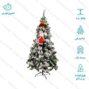 درخت کریسمس ترکیبی برف سنگین 180 سانت مدل تایلندی 2023
