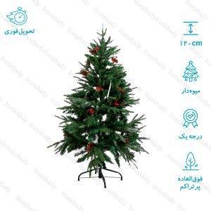 درخت کریسمس سبز کاج نوئل اروپایی 120 سانتی