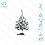 درخت کریسمس علفی برف سنگین مدل نروژی سایز 60 سانتی متر